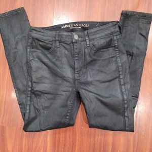American eagle black jeggings